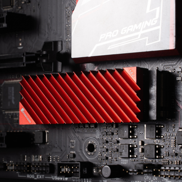 Buy M.2 SSD NVMe Aluminum Heat Sink with Thermal Pad Red online at